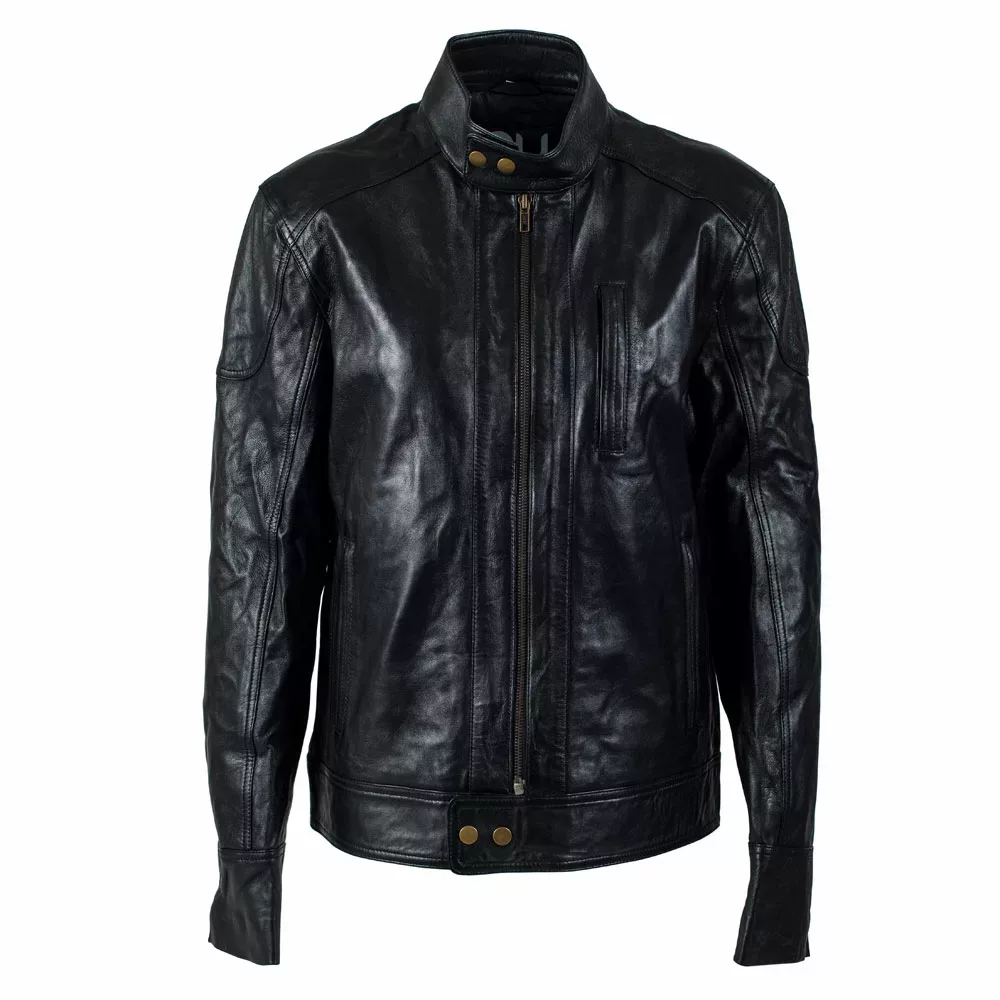 Buy Crethius Biker Leather Jacket